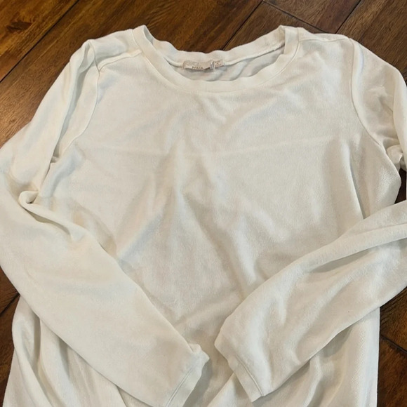 prAna White fleece long sleeve shirt size Xl - Picture 1 of 16